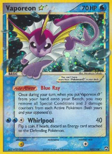 Vaporeon Star 102/108