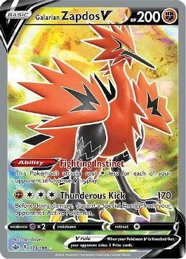 Zapdos de Galar-V 173/198