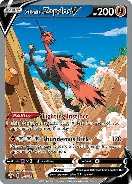 Zapdos de Galar-V 174/198