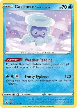 Castform Forma Nevada 34/198