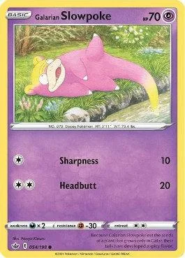 Slowpoke de Galar 54/198