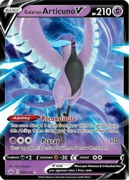 Articuno de Galar-V 58/198