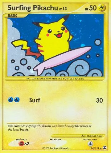 Pikachu Surfista 114/111