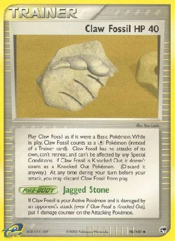Claw Fossil 90/100