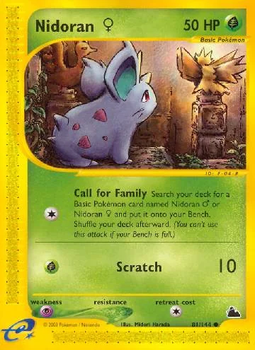 Nidoran Fêmea 81/144