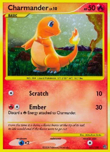 Charmander 101/100