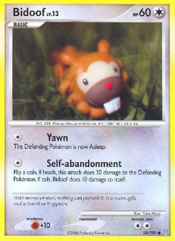 Bidoof 54/100