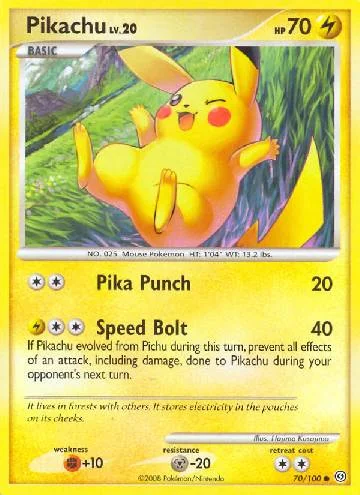 Pikachu 70/100