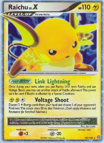 Raichu LV.X 99/100