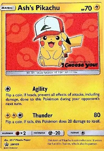 Ash's Pikachu SM109/250