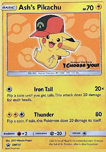 Ash's Pikachu SM110/250