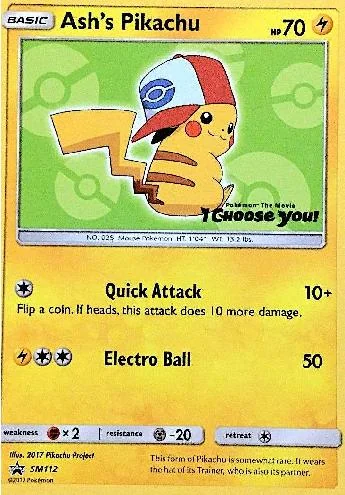 Ash's Pikachu SM112/250