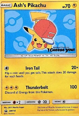Ash's Pikachu SM114/250
