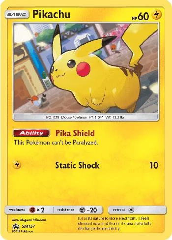 Pikachu SM157/250