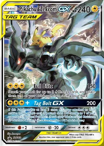 Pikachu e Zekrom-GX SM168/250