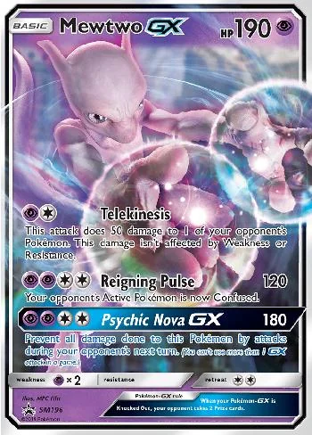 Mewtwo-GX SM196/250