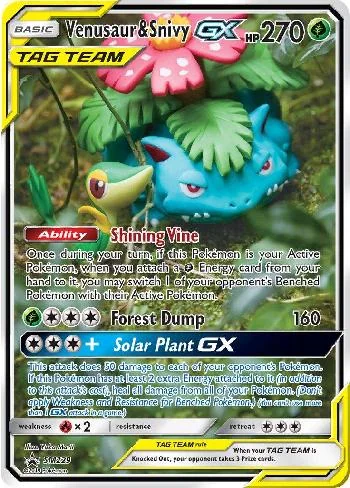 Venusaur e Snivy-GX SM229/250