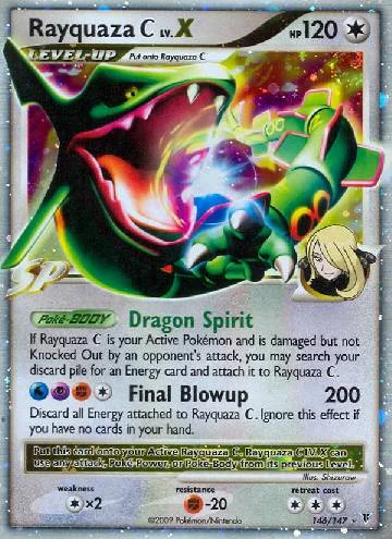 Rayquaza C LV.X 146/147