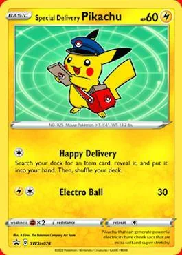 Special Delivery Pikachu SWSH074/71