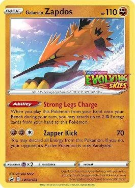 Zapdos de Galar SWSH124/71