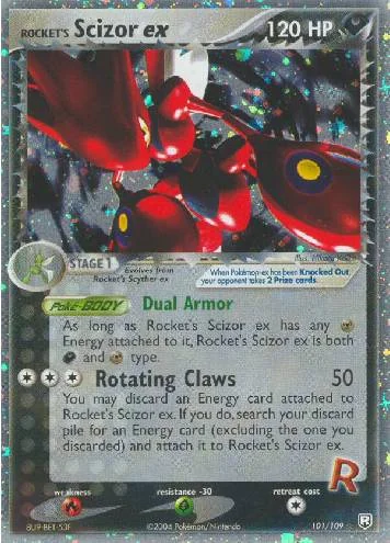 Rocket's Scizor ex 101/109