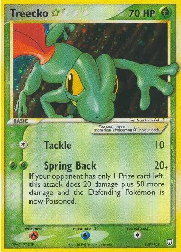Treecko Star 109/109
