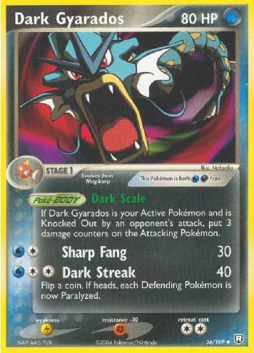 Gyarados Sombrio 36/109