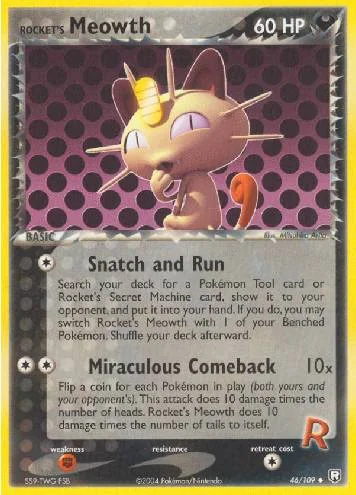 Rocket's Meowth 46/109