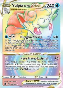 Vulpix de Alola-V-ASTRO 197/195