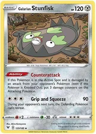 Stunfisk de Galar 125/185