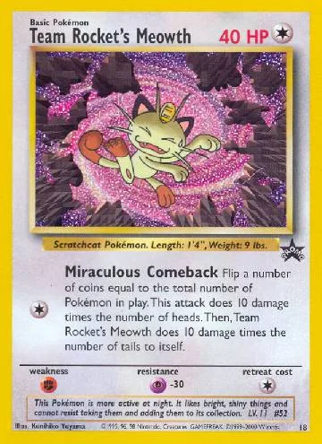Meowth da Equipe Rocket 18/53