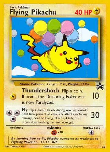 Pikachu Voador 25/53