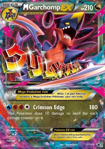 M Garchomp-EX XY168/∞