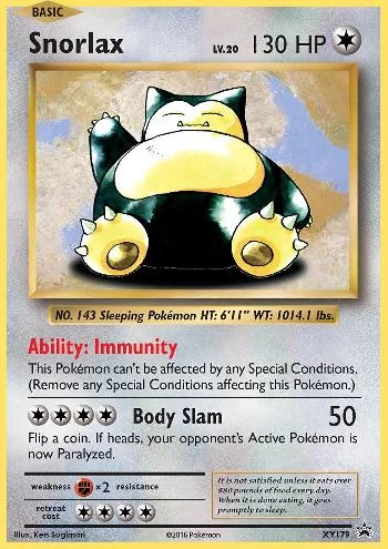 Snorlax XY179/∞