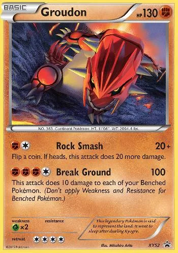 Groudon XY52/∞