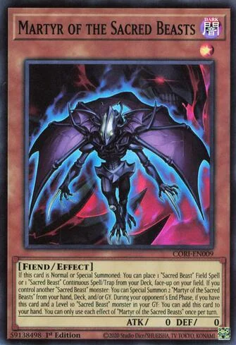 Mártir das Bestas Sagradas de Origens do Caos (Yu-Gi-Oh)