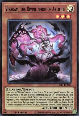 Virakam, o Espírito Divino do Artifício de Origens do Caos (Yu-Gi-Oh)