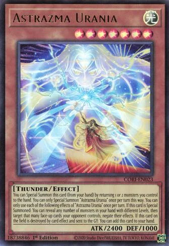 Urânia Astrazma de Origens do Caos (Yu-Gi-Oh)