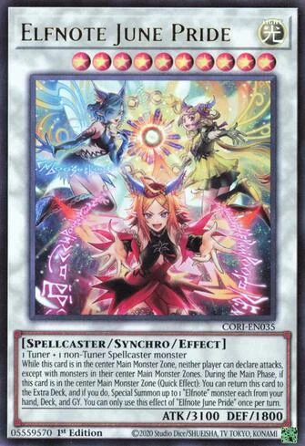 Orgulho de Junho de Elfnota de Origens do Caos (Yu-Gi-Oh)