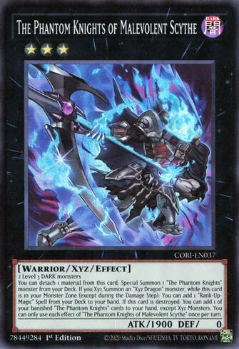 Os Cavaleiros Fantasmas da Foice Malévola de Origens do Caos (Yu-Gi-Oh)