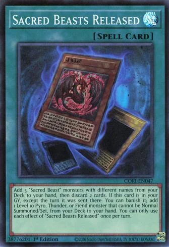 Bestas Sagradas Liberadas de Origens do Caos (Yu-Gi-Oh)