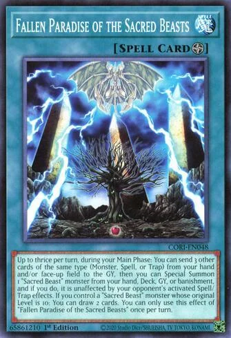 Paraíso Caído das Bestas Sagradas de Origens do Caos (Yu-Gi-Oh)
