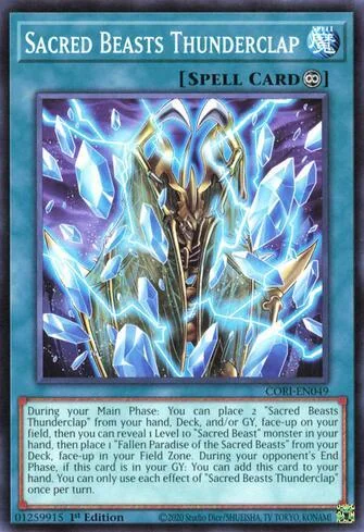 Trovão das Bestas Sagradas de Origens do Caos (Yu-Gi-Oh)
