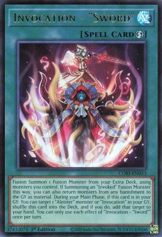 Invokação - "Espada" de Origens do Caos (Yu-Gi-Oh)