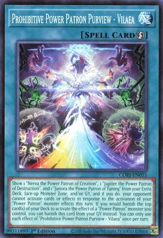 Limite Proibitivo do Patrono do Poder - Vilaea de Origens do Caos (Yu-Gi-Oh)