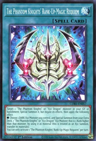 Magia de Aumento de Classe Réquiem de Os Cavaleiros Fantasmas de Origens do Caos (Yu-Gi-Oh)