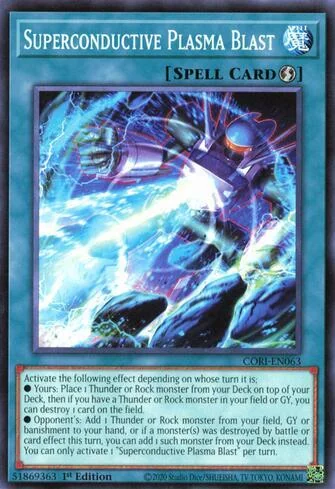 Explosão de Plasma Supercondutor de Origens do Caos (Yu-Gi-Oh)