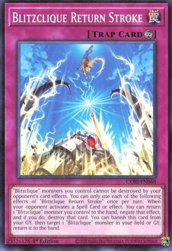 Descarga de Retorno Blitzclique de Origens do Caos (Yu-Gi-Oh)