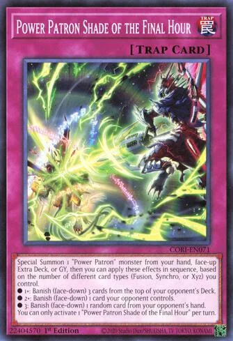 Sombra do Patrono do Poder da Hora Final de Origens do Caos (Yu-Gi-Oh)