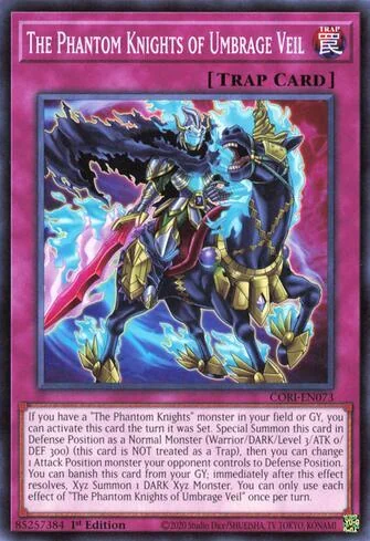 Os Cavaleiros Fantasmas do Véu da Ira de Origens do Caos (Yu-Gi-Oh)
